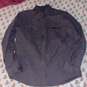 Original Penguin Men Shirt Shacket M Flannel Quilted Lining 4 Pockets Button